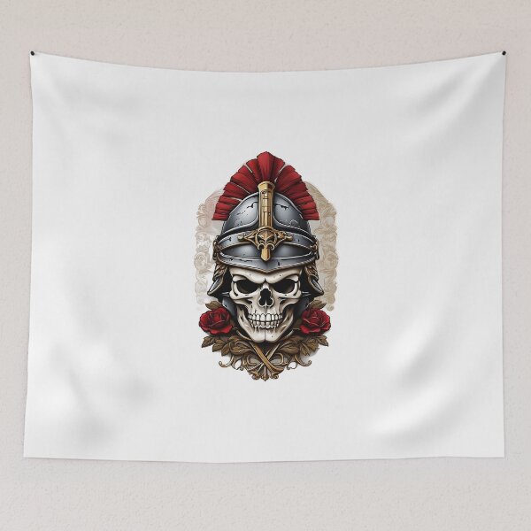 Item preview, Knight skull designed and sold by david stigler.