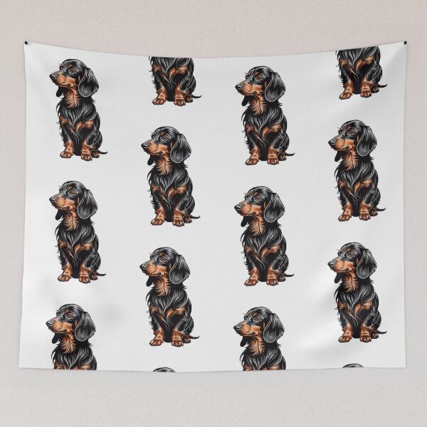 Item preview, Long-Haired Dachshund designed and sold by JamieRainbow.