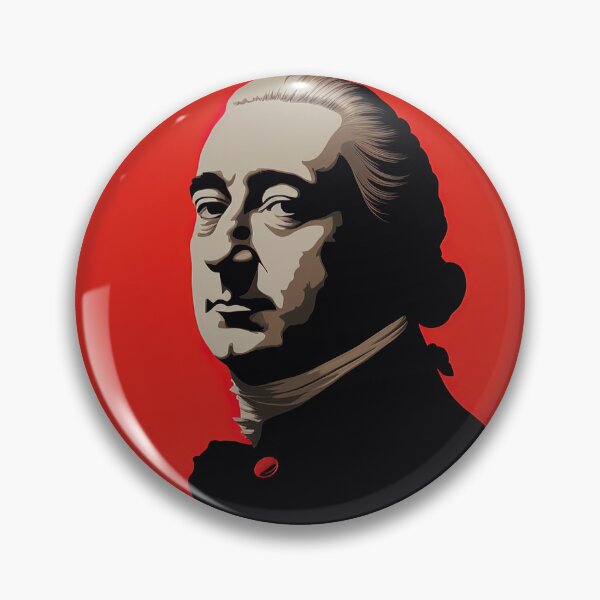 Item preview, David Hume | Red minimalism designed and sold by ComicsFactory.