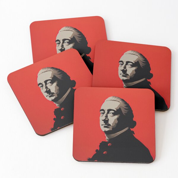 Item preview, David Hume | Red minimalism designed and sold by ComicsFactory.