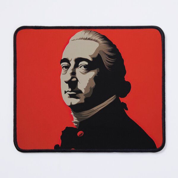 Item preview, David Hume | Red minimalism designed and sold by ComicsFactory.