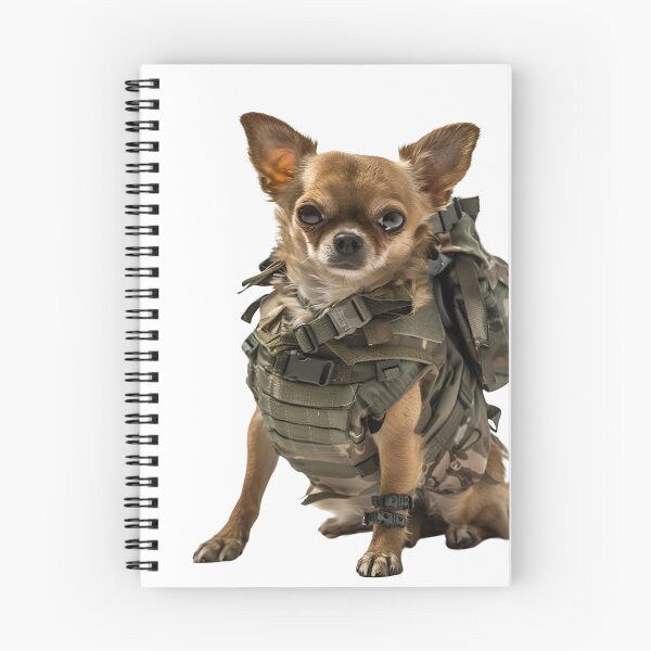 Item preview, Army Chihuahua designed and sold by BarkStreetWear.