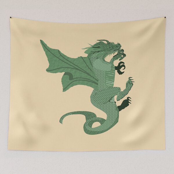 Item preview, Art - Hand-drawn The Enchanting Earth-Wood Dragon designed and sold by Eejee-SK.