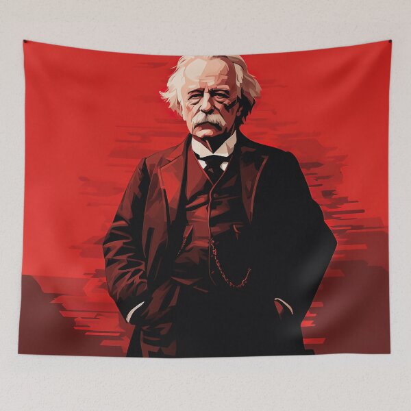 Item preview, David Lloyd George | Red minimalism designed and sold by ComicsFactory.