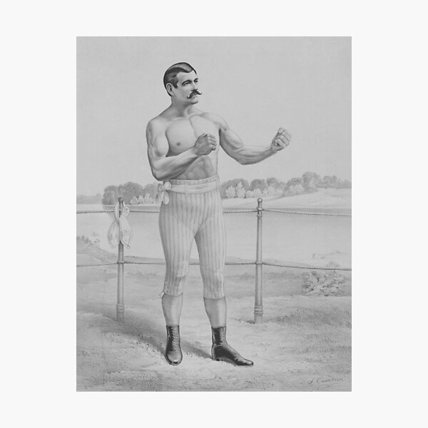 Artikel-Vorschau von John L. Sullivan – Bare-Knuckle-Boxer, designt und verkauft von warishellstore.