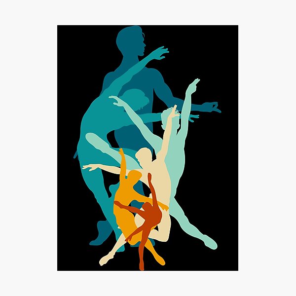 Item preview, Male Ballet Dancers / Dance Print designed and sold by Thehatinthecat.