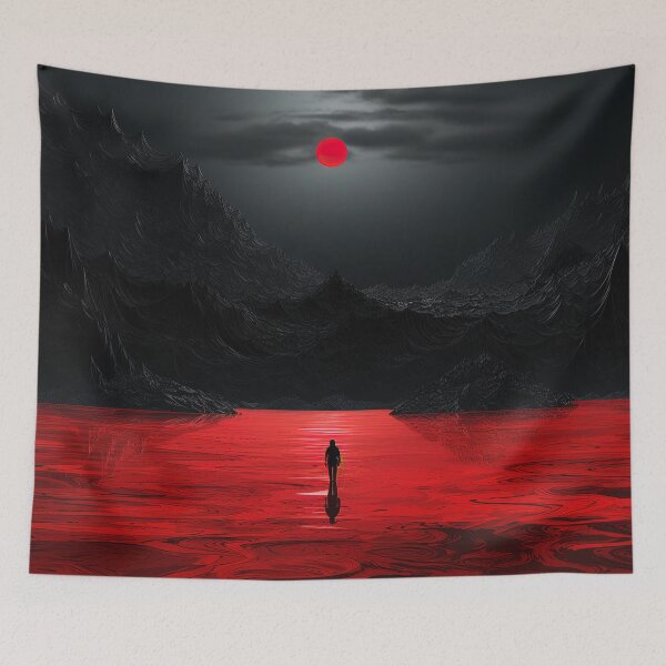 Item preview, Deep ocean | Red minimalism designed and sold by ComicsFactory.