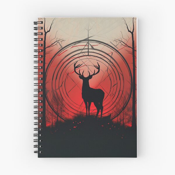 Item preview, Deer | Red minimalism designed and sold by ComicsFactory.