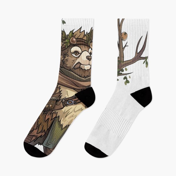 Item preview, Forest Sentinel Bear with Antler Staff designed and sold by dungeonwarriors.