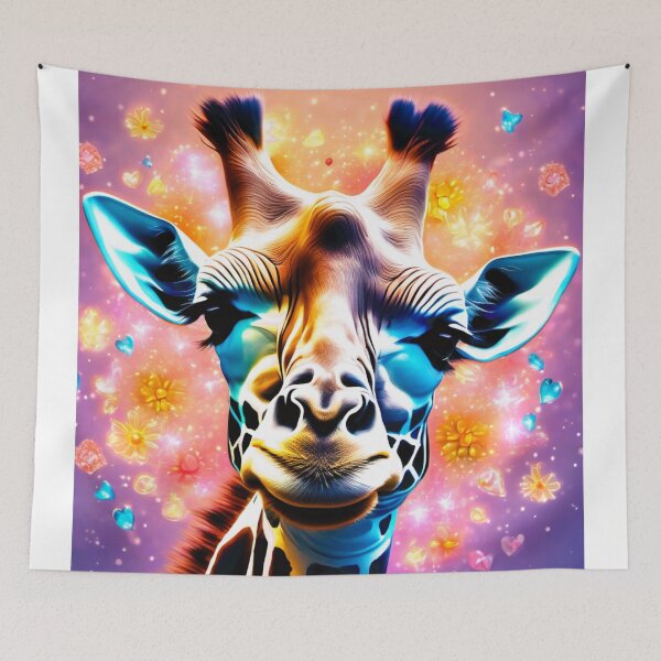 Item preview, luminescence giraffe head designed and sold by janjacbu.