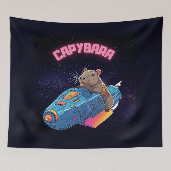 Item preview, Capybara in space designed and sold by Wiesława Smolińska.