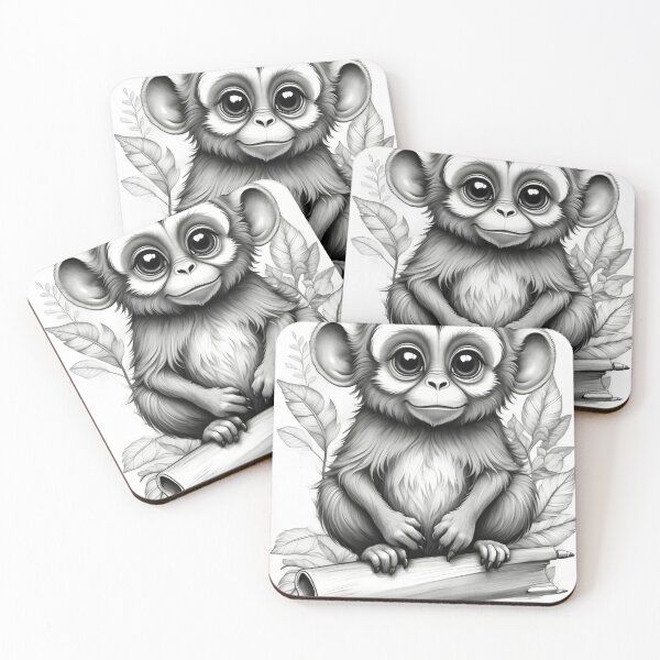 Item preview, little monkey designed and sold by david stigler.