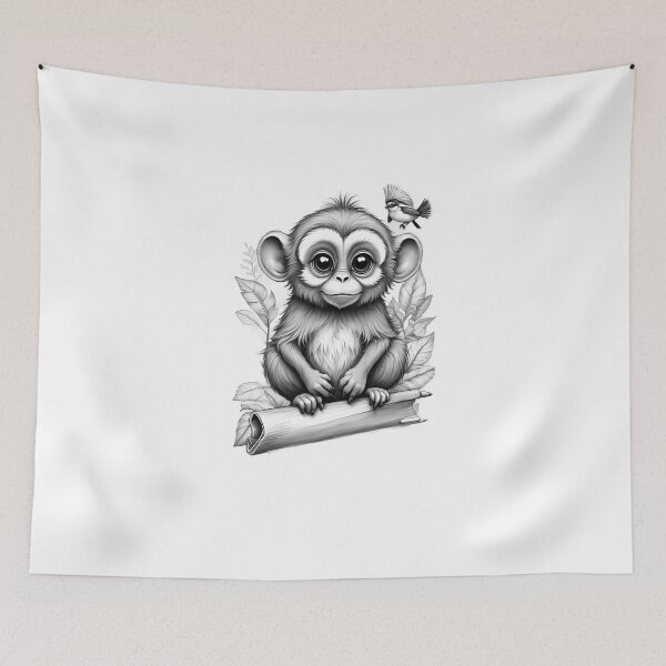 Item preview, little monkey designed and sold by david stigler.