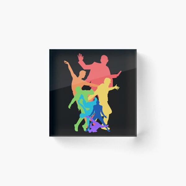 Item preview, Male Dancers / Dance Print designed and sold by Thehatinthecat.