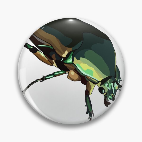 Item preview, Green June Beetle designed and sold by MiravetMaker.