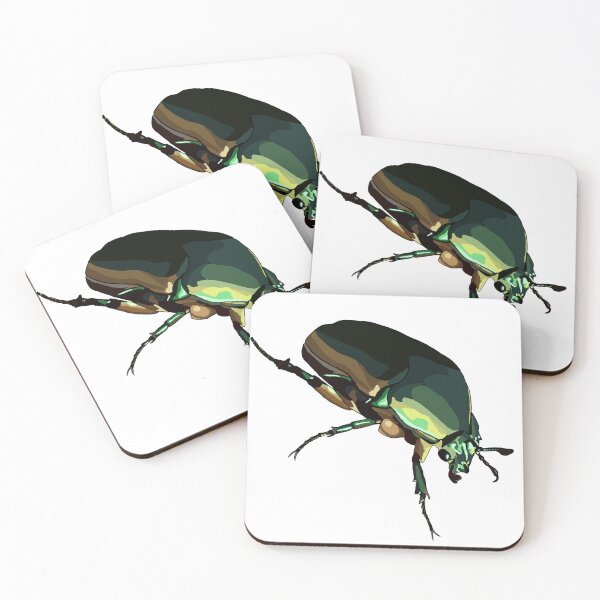 Item preview, Green June Beetle designed and sold by MiravetMaker.