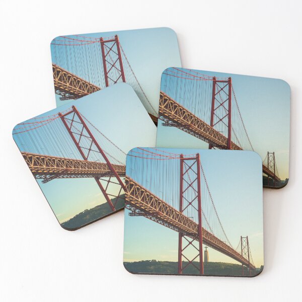 Item preview, bridge over the Tejo River seen from the bank in Lisbon, Portugal designed and sold by jpferreiraphoto.