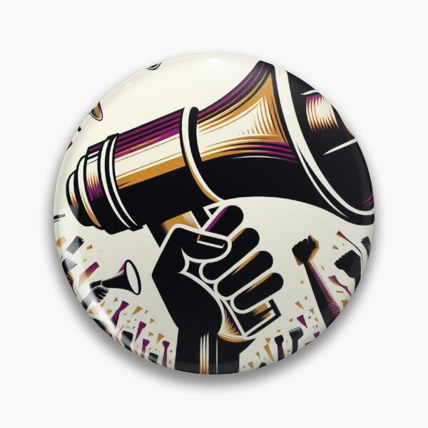 Item preview, Voice of Unity - A Striking Art Piece Capturing the Essence of Solidarity designed and sold by Wonderall.