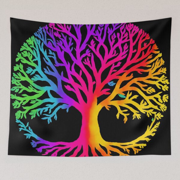 Item preview, Colorful Tree of Life - Abstract Art designed and sold by Vilemo.