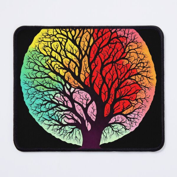 Item preview, Uprooted Colorful Tree of Life - Abstract Art designed and sold by Vilemo.