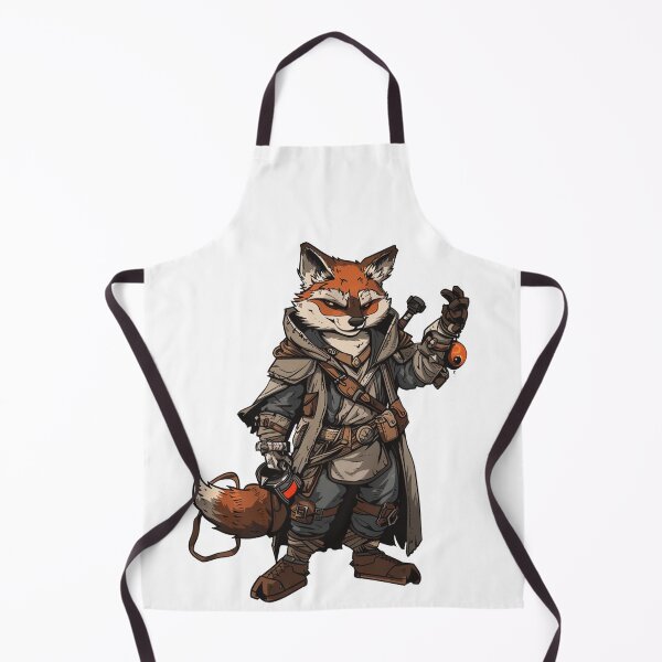Item preview, Clever Fox Alchemist with Elixir designed and sold by dungeonwarriors.