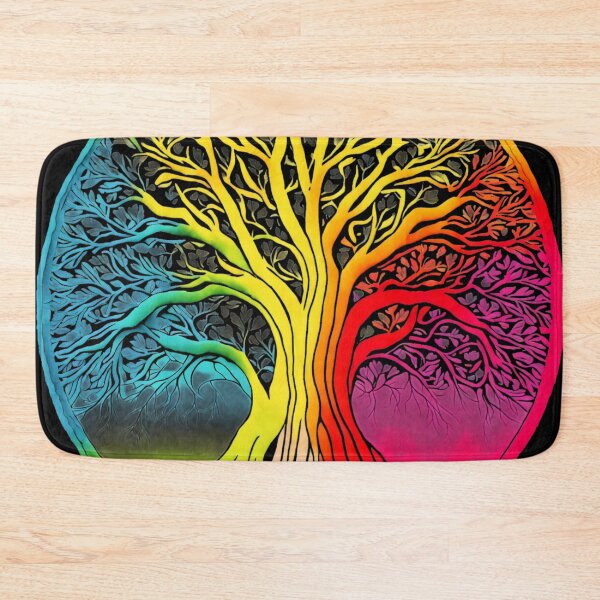 Item preview, Uprooted Colorful Tree of Life - Abstract Art designed and sold by Vilemo.