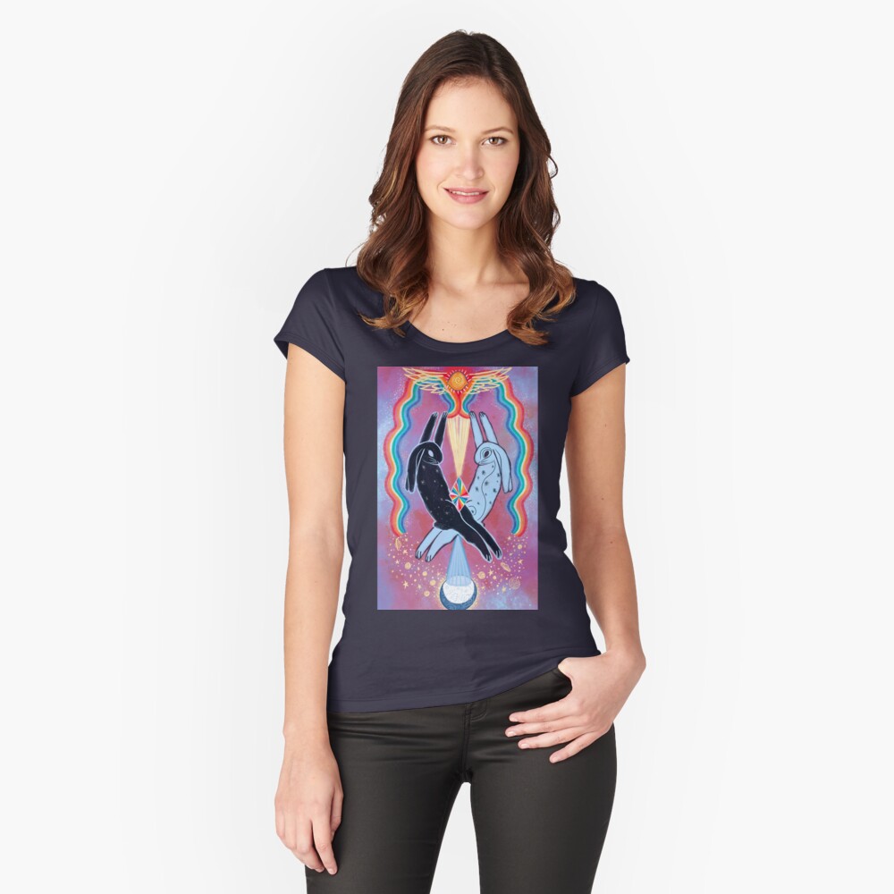 Item preview, Fitted Scoop T-Shirt designed and sold by tinaschofield.