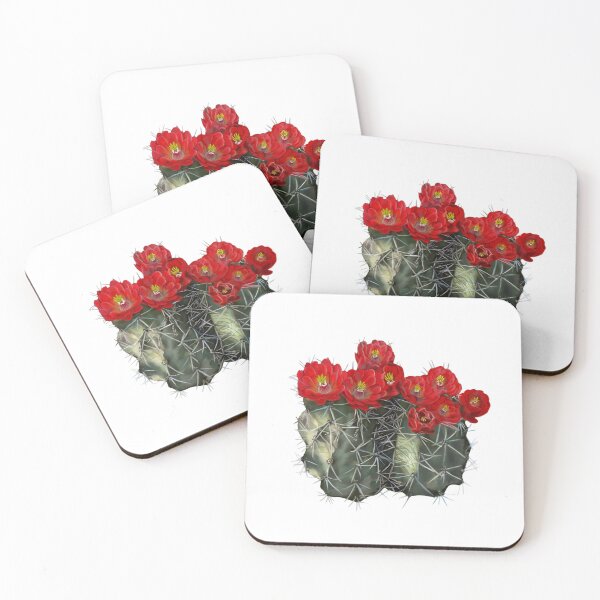 Item preview, Claret Cup Cactus Flower designed and sold by Wondersofwhimsy.