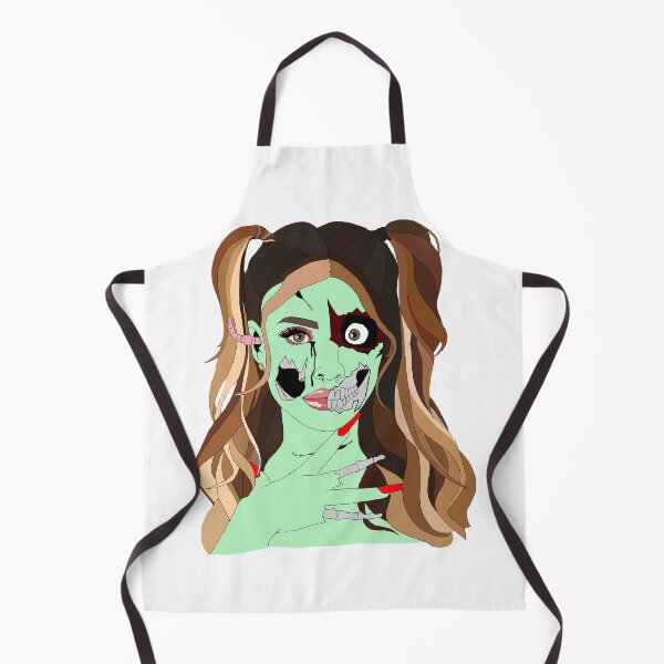 Aperçu de l'œuvre Zombie Girl avec des nattes créée et vendue par TheFabulousSinD.