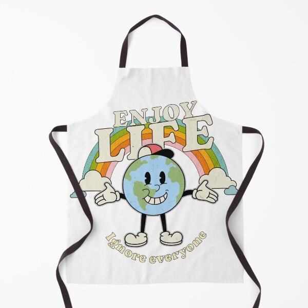 Item preview, Enjoy Life Retro Print designed and sold by Thehatinthecat.