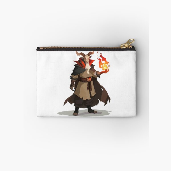 Item preview, Fiery Warlock Goat with Eldritch Flame designed and sold by dungeonwarriors.