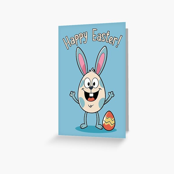 Item preview, Happy Easter. Easter bunny. Greeting card. designed and sold by ErAlexAnd.