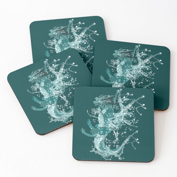 Item preview, Art - Hand-drawn The Enchanting Water Dragon designed and sold by Eejee-SK.