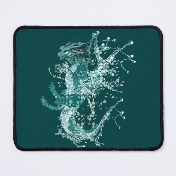 Item preview, Art - Hand-drawn The Enchanting Water Dragon designed and sold by Eejee-SK.