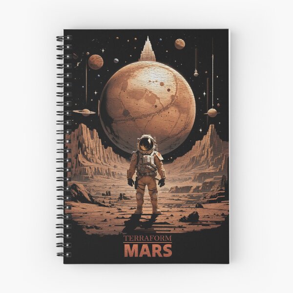 Item preview, Terraform Mars - Vintage Astronaut - Space Exploration designed and sold by brindled.