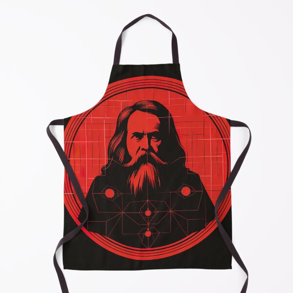 Item preview, Dmitri Mendeleev | Red minimalism designed and sold by ComicsFactory.