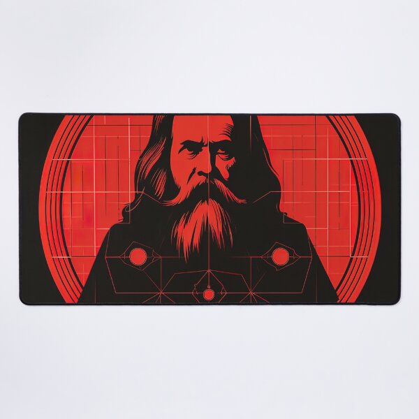 Item preview, Dmitri Mendeleev | Red minimalism designed and sold by ComicsFactory.