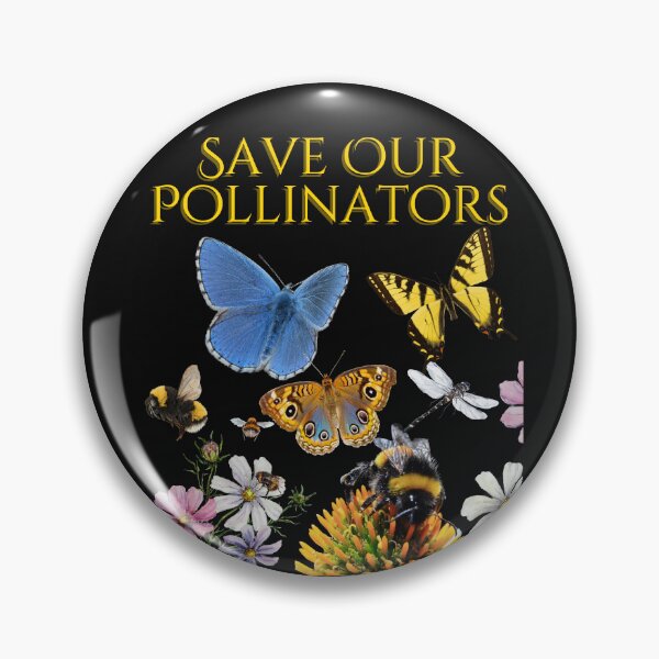 Item preview, Save Our Pollinators Colorful Environmental Design designed and sold by EarthArtDesigns.