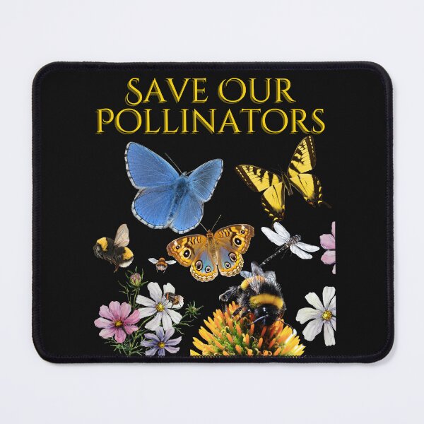 Item preview, Save Our Pollinators Colorful Environmental Design designed and sold by EarthArtDesigns.