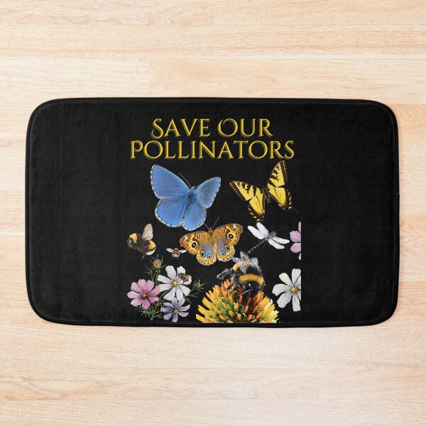 Item preview, Save Our Pollinators Colorful Environmental Design designed and sold by EarthArtDesigns.