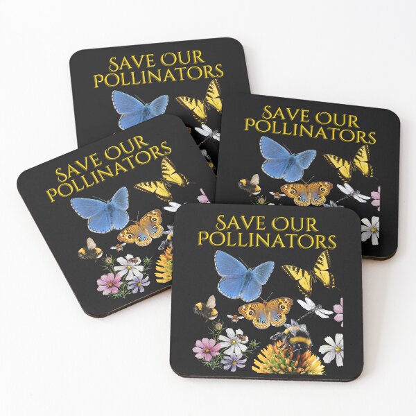 Item preview, Save Our Pollinators Colorful Environmental Design designed and sold by EarthArtDesigns.