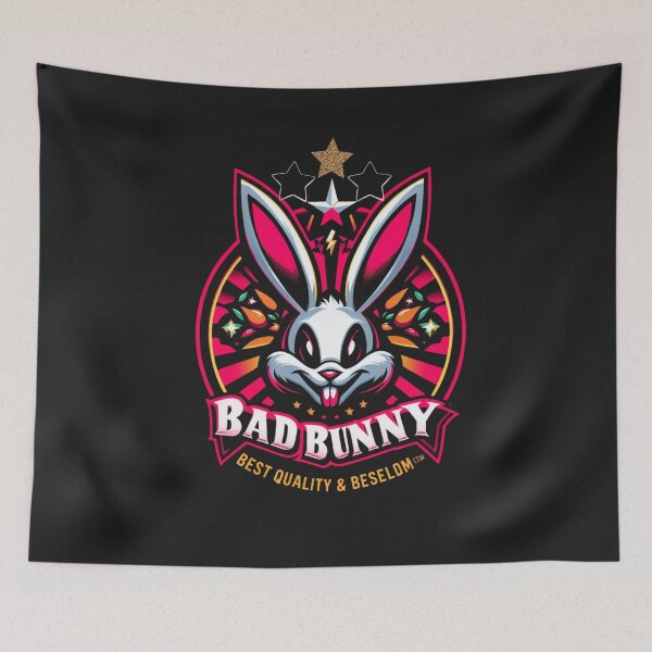 Item preview, Bad Bunny Best Quality Logo Decal 2024 designed and sold by SBAR33.