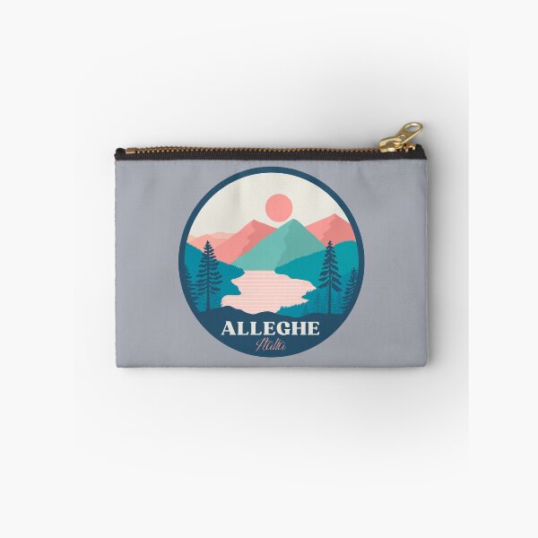 Item preview, Alleghe Italia minimalist landscape badge designed and sold by InvestingRoad.