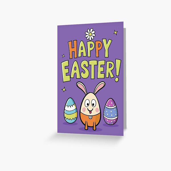 Item preview, Happy Easter. Easter bunny. Greeting card. designed and sold by ErAlexAnd.