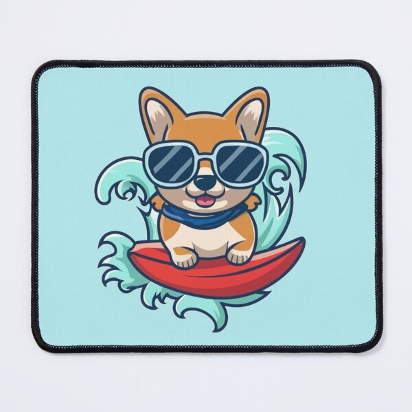 Item preview, Summer surfing dog designed and sold by CosmicFreedom9.