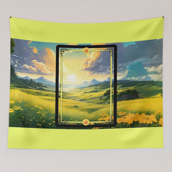 Item preview, Sunny Grassy Plains Scene - CCG Border Full Art - 1st Edition designed and sold by Rogue Wizard.