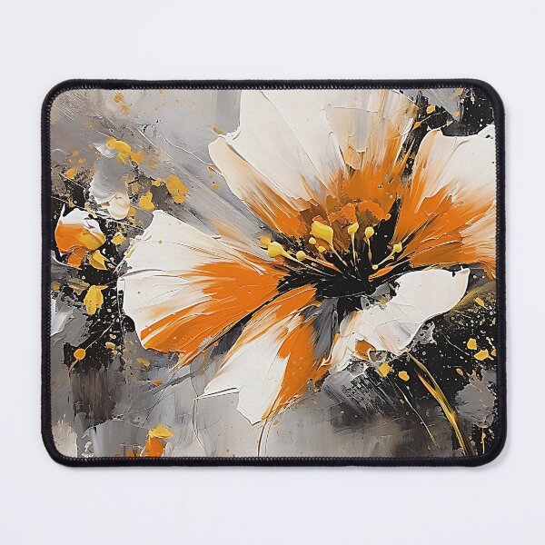 Item preview, Abstract golden oil painting art 5 designed and sold by Made-by-Gus.