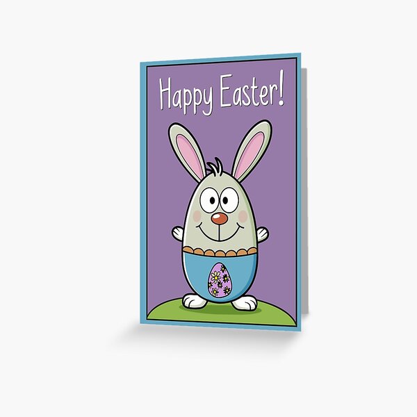 Item preview, Happy Easter. Easter bunny. Greeting card. designed and sold by ErAlexAnd.