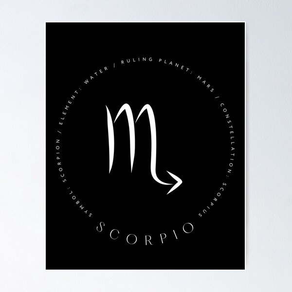 Item preview, Scorpio Astrology designed and sold by MsAntidote.