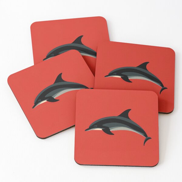 Item preview, Dolphin | Red minimalism designed and sold by ComicsFactory.
